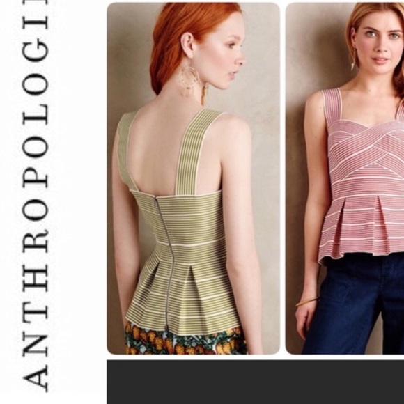Peplum Anthro Tank Top by HD in Paris - Picture 3 of 5